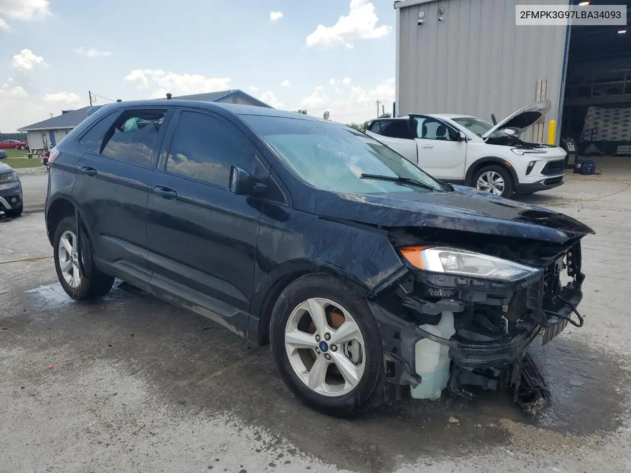 2020 Ford Edge Se VIN: 2FMPK3G97LBA34093 Lot: 61878085