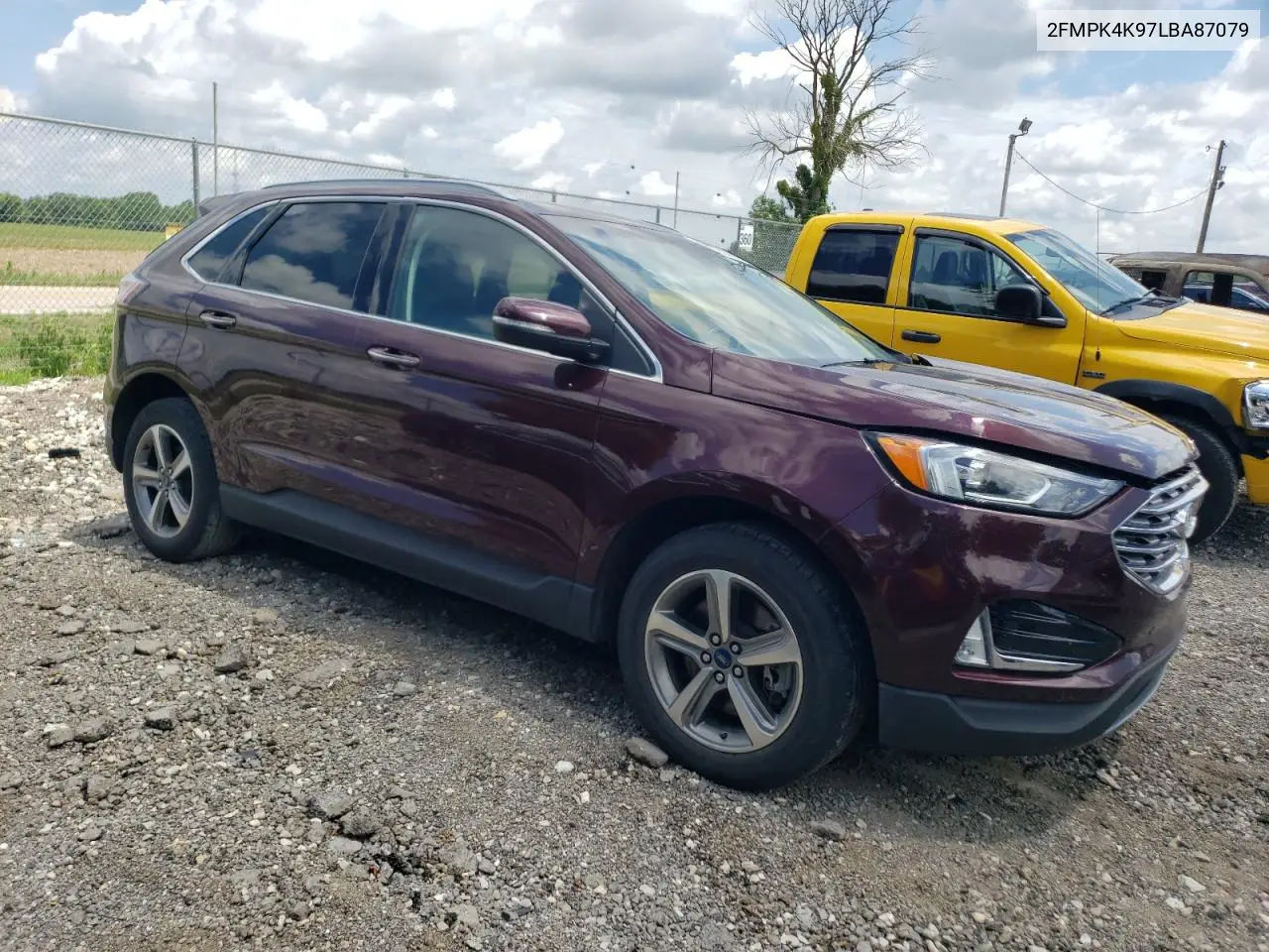 2020 Ford Edge Titanium VIN: 2FMPK4K97LBA87079 Lot: 62096535