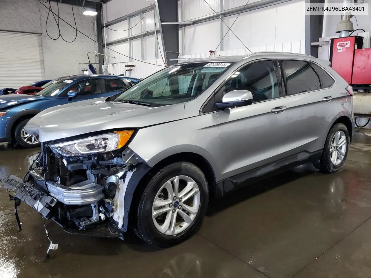 2020 Ford Edge Sel VIN: 2FMPK4J96LBA43401 Lot: 62109815