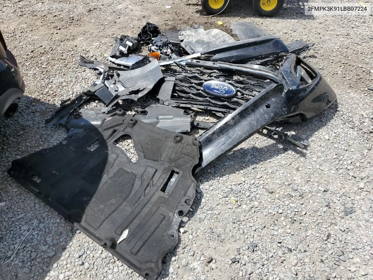 2020 Ford Edge Titanium VIN: 2FMPK3K91LBB07224 Lot: 62261225