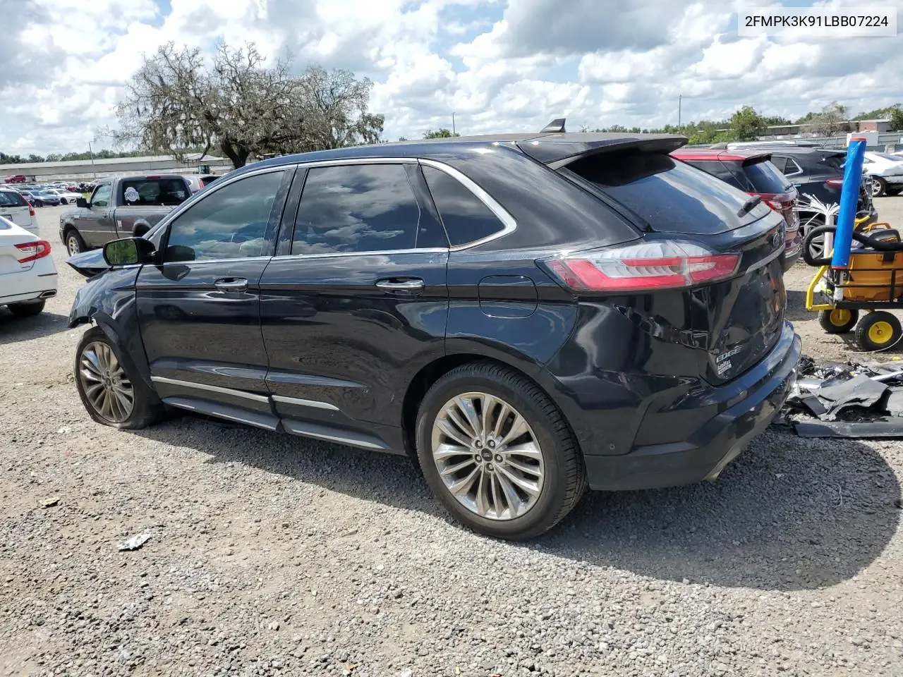 2020 Ford Edge Titanium VIN: 2FMPK3K91LBB07224 Lot: 62261225