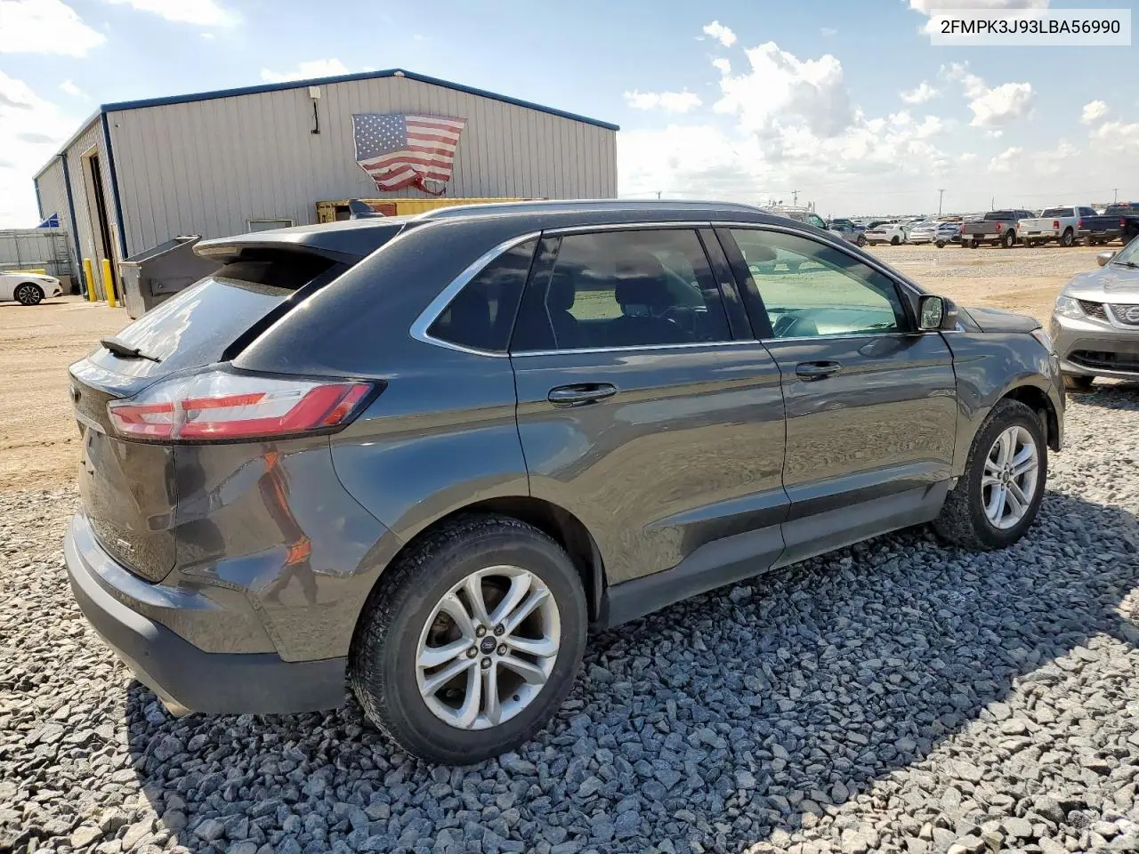 2020 Ford Edge Sel VIN: 2FMPK3J93LBA56990 Lot: 62761645