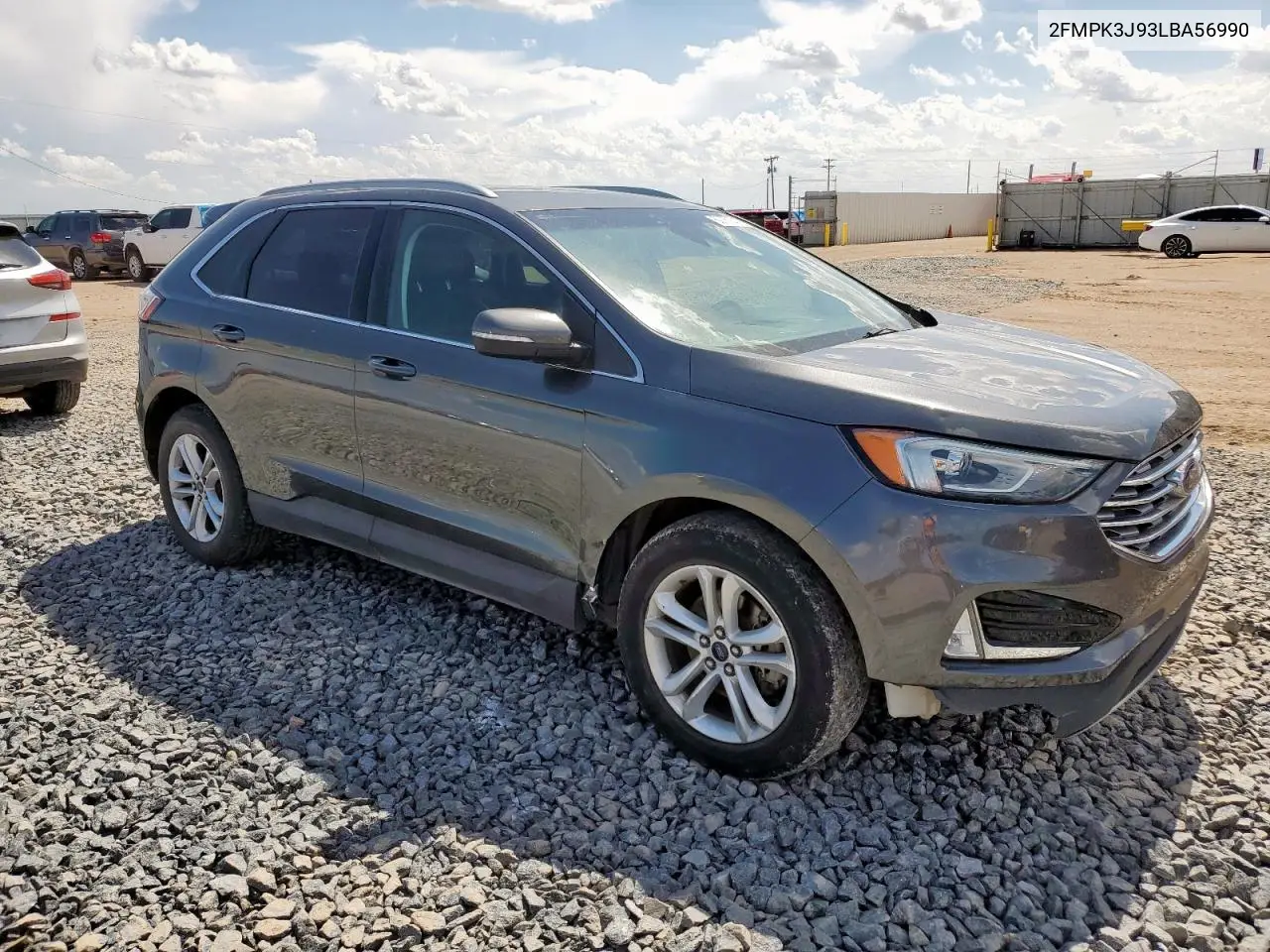 2020 Ford Edge Sel VIN: 2FMPK3J93LBA56990 Lot: 62761645