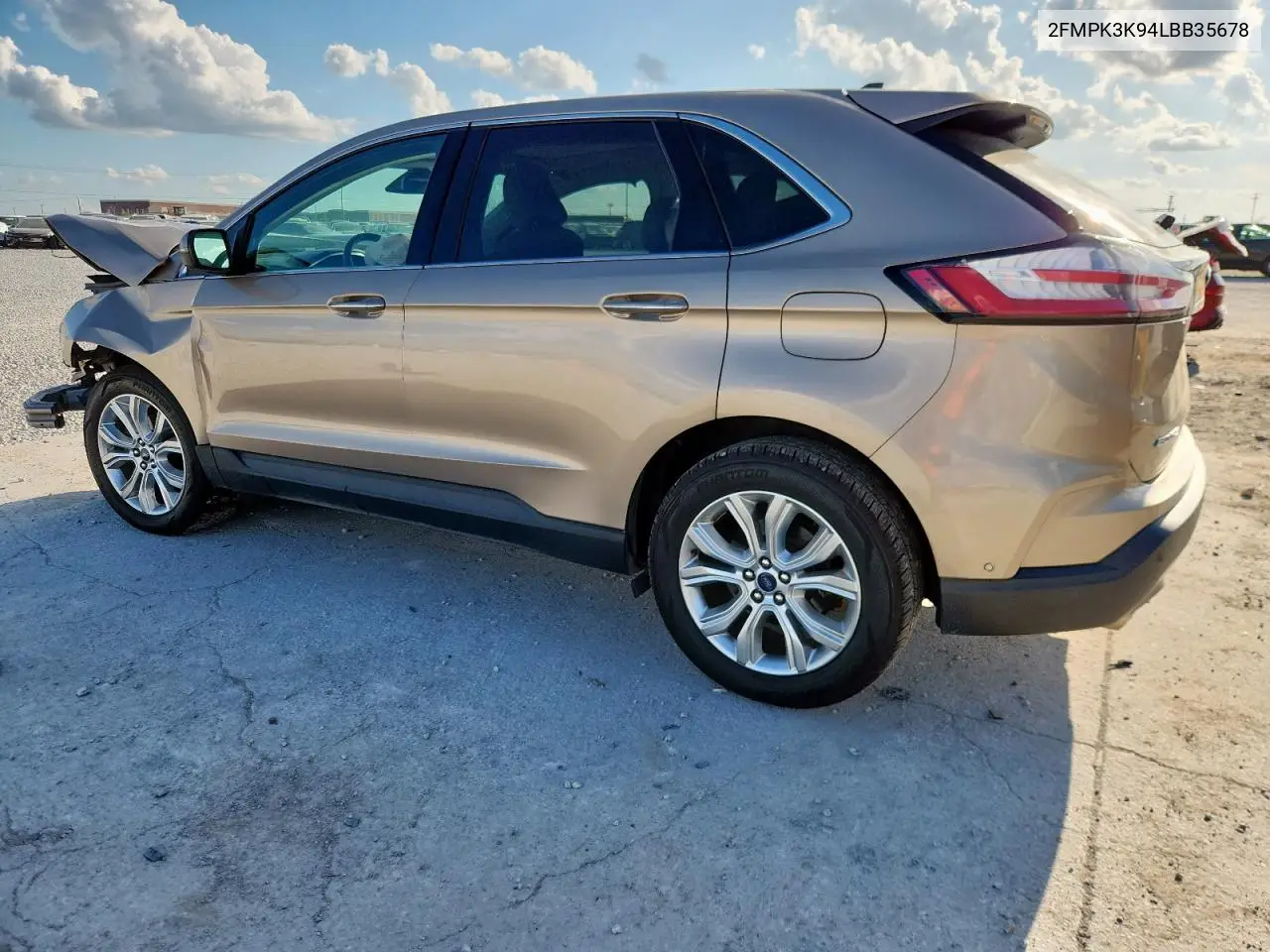 2020 Ford Edge Titanium VIN: 2FMPK3K94LBB35678 Lot: 62855435