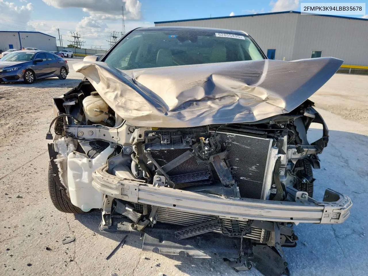 2020 Ford Edge Titanium VIN: 2FMPK3K94LBB35678 Lot: 62855435