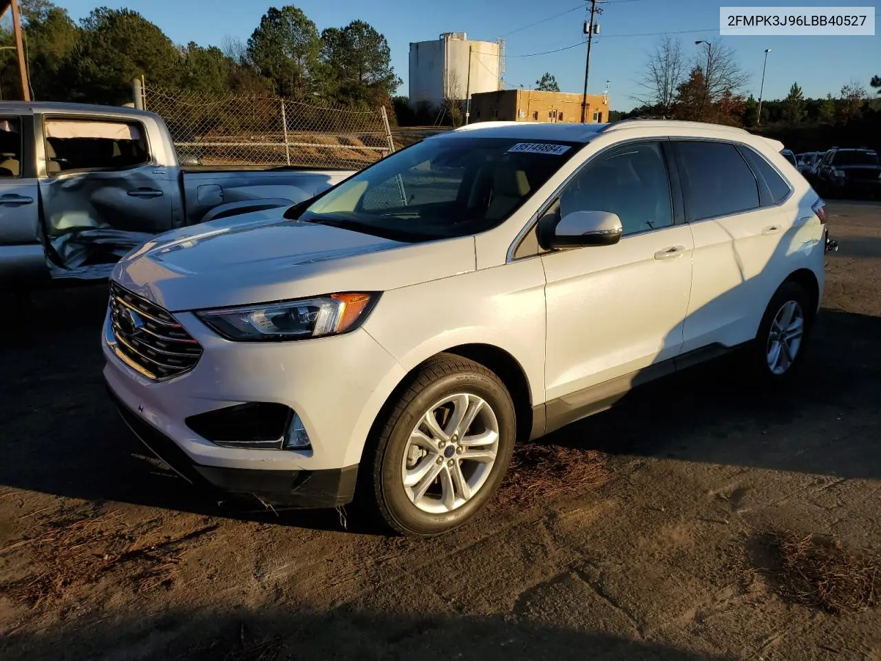 2020 Ford Edge Sel VIN: 2FMPK3J96LBB40527 Lot: 85461314