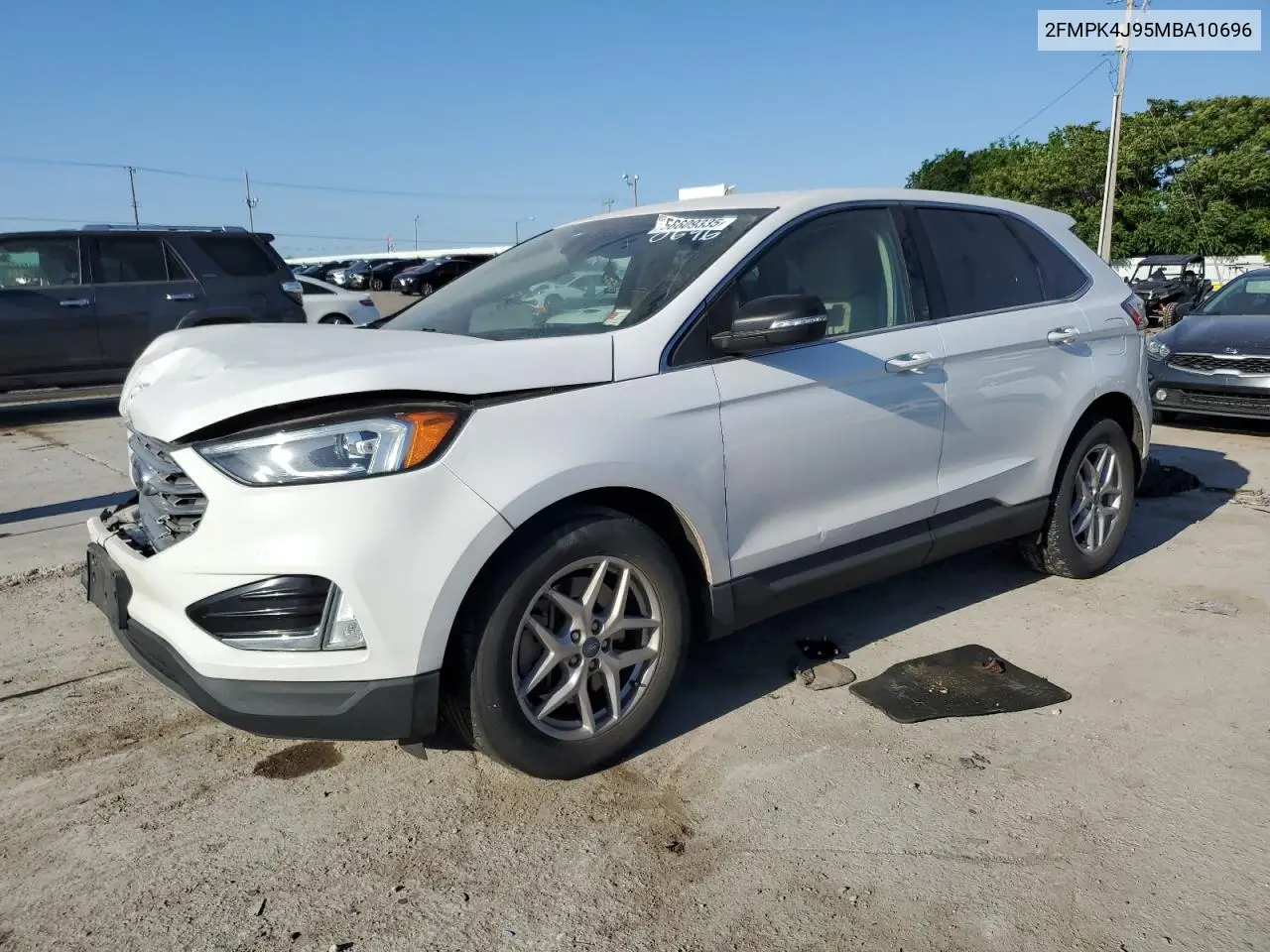 2021 Ford Edge Sel VIN: 2FMPK4J95MBA10696 Lot: 56609335