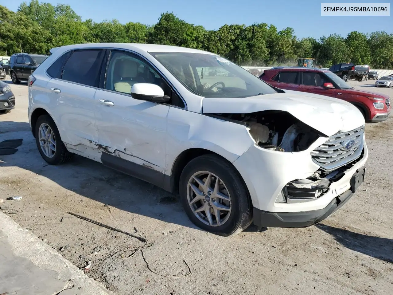 2021 Ford Edge Sel VIN: 2FMPK4J95MBA10696 Lot: 56609335