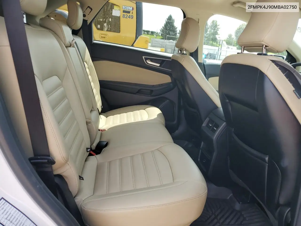 2021 Ford Edge Sel VIN: 2FMPK4J90MBA02750 Lot: 62832105