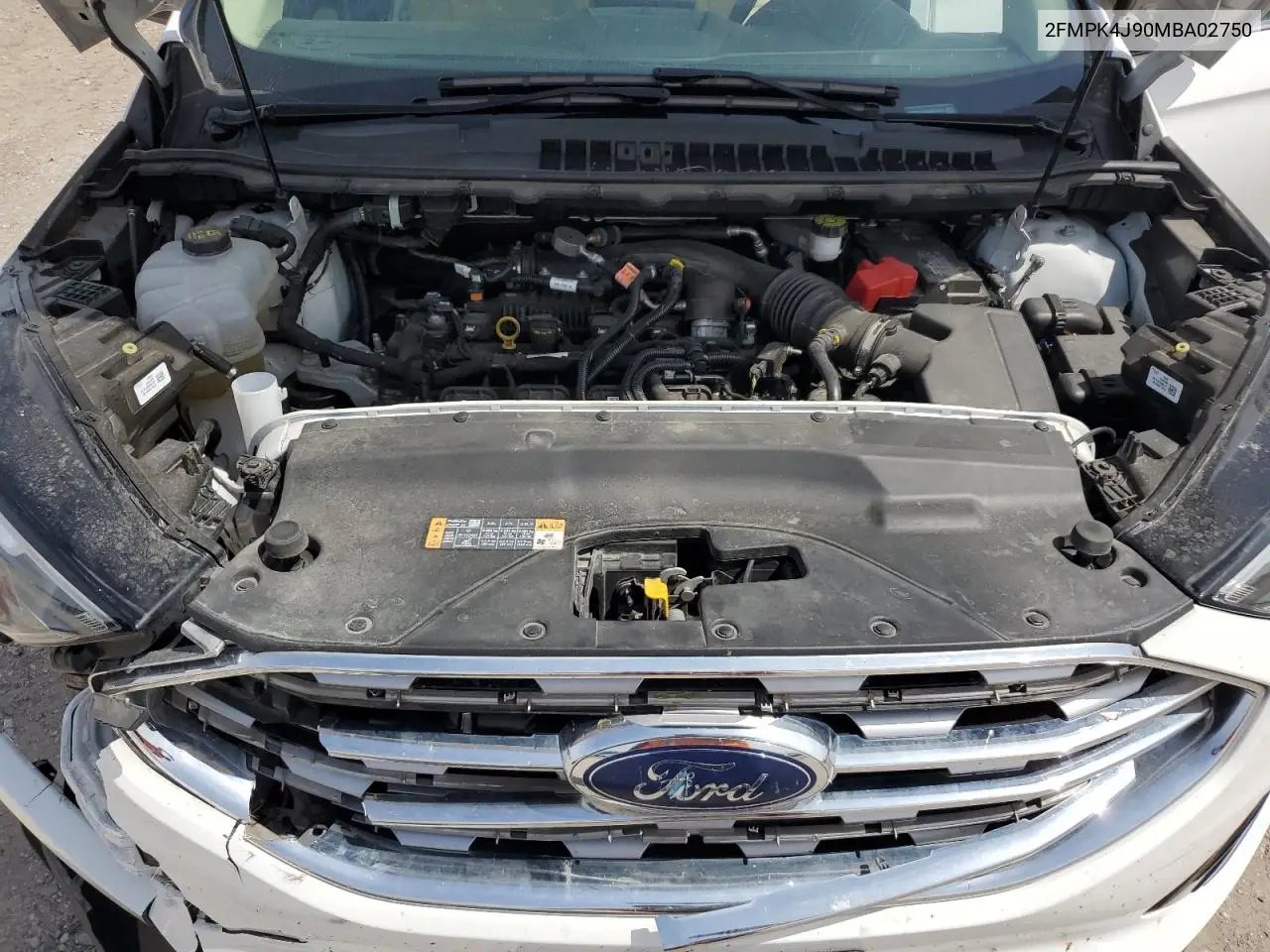 2021 Ford Edge Sel VIN: 2FMPK4J90MBA02750 Lot: 62832105