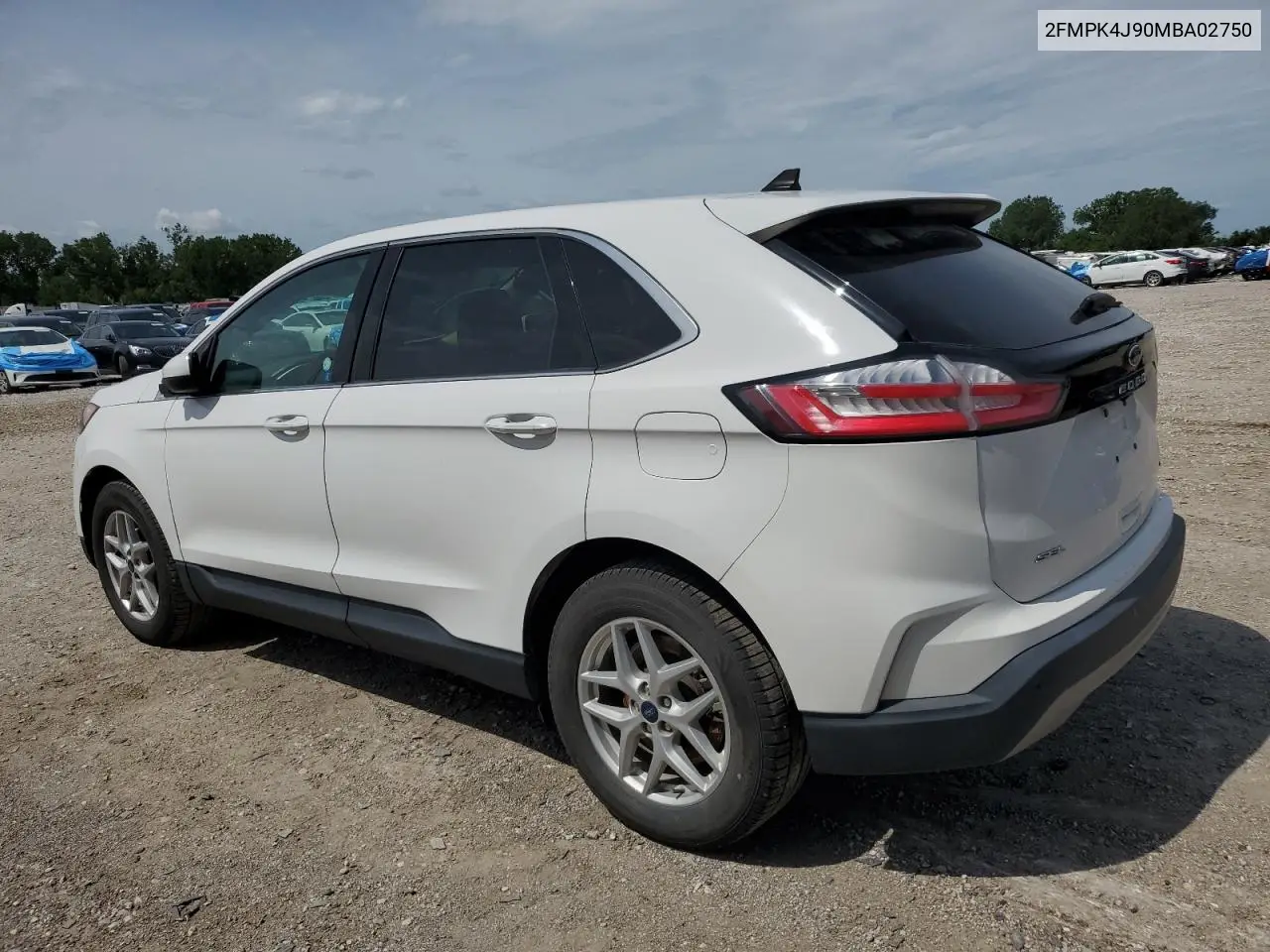 2021 Ford Edge Sel VIN: 2FMPK4J90MBA02750 Lot: 62832105