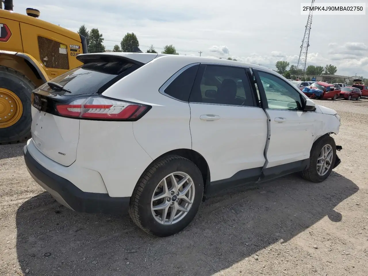 2021 Ford Edge Sel VIN: 2FMPK4J90MBA02750 Lot: 62832105
