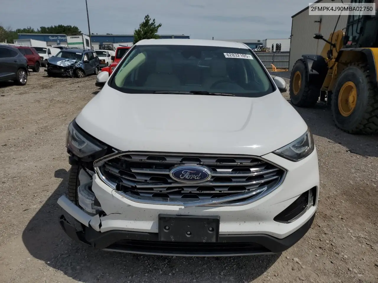 2021 Ford Edge Sel VIN: 2FMPK4J90MBA02750 Lot: 62832105