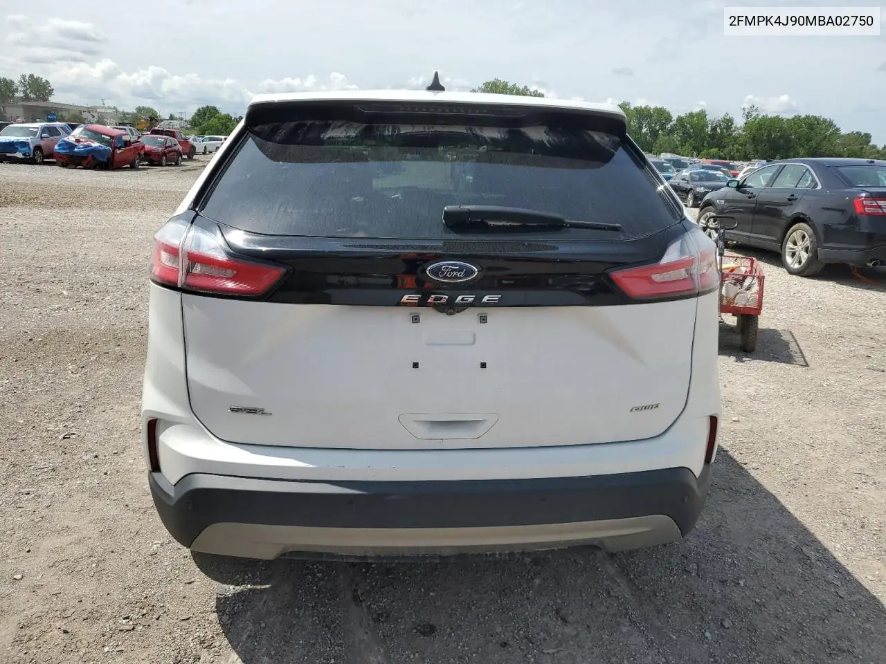 2021 Ford Edge Sel VIN: 2FMPK4J90MBA02750 Lot: 62832105