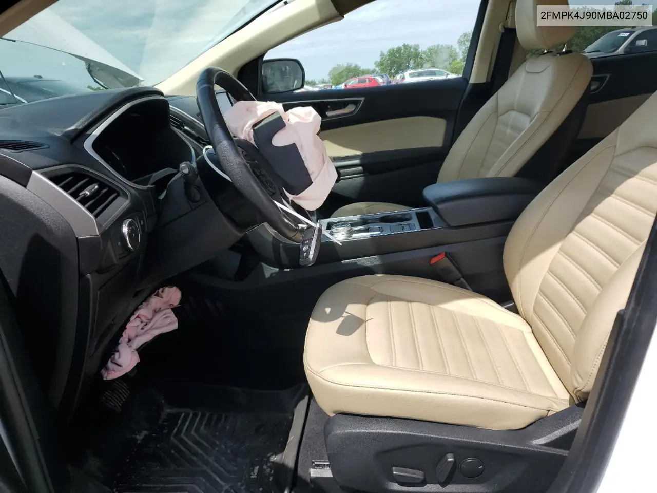 2021 Ford Edge Sel VIN: 2FMPK4J90MBA02750 Lot: 62832105