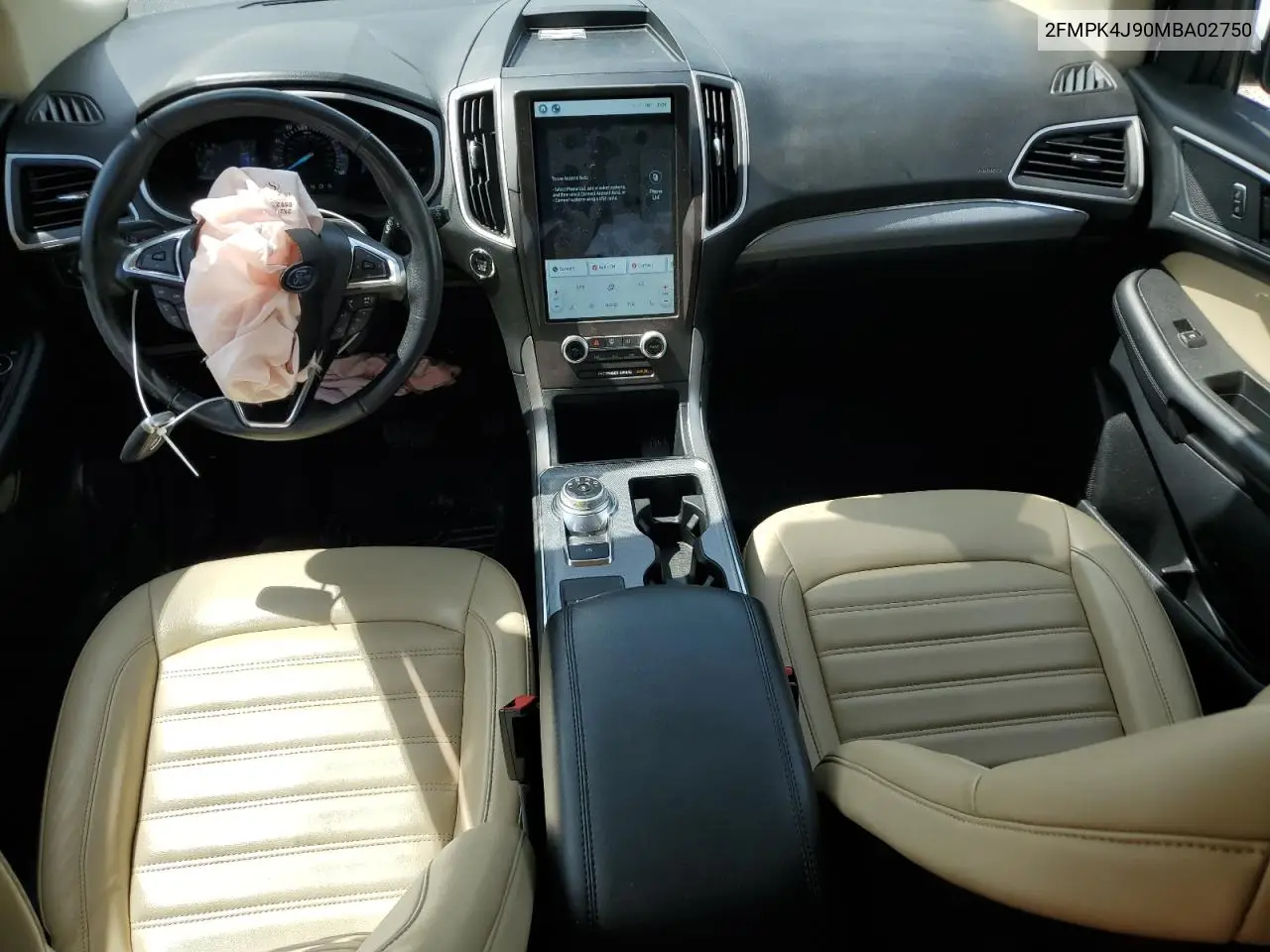 2021 Ford Edge Sel VIN: 2FMPK4J90MBA02750 Lot: 62832105