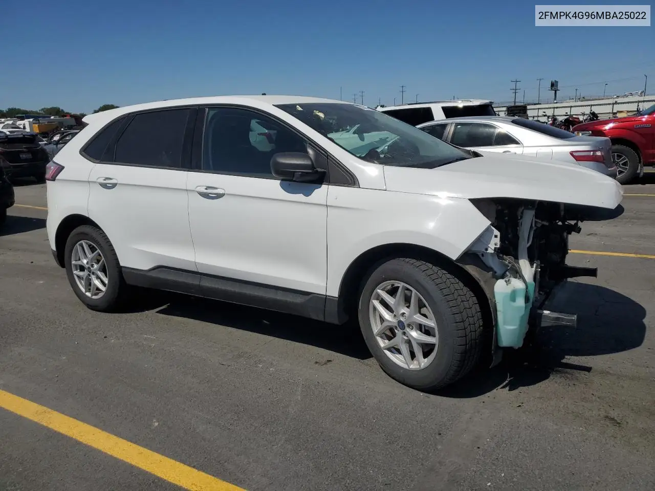 2021 Ford Edge Se VIN: 2FMPK4G96MBA25022 Lot: 62890725