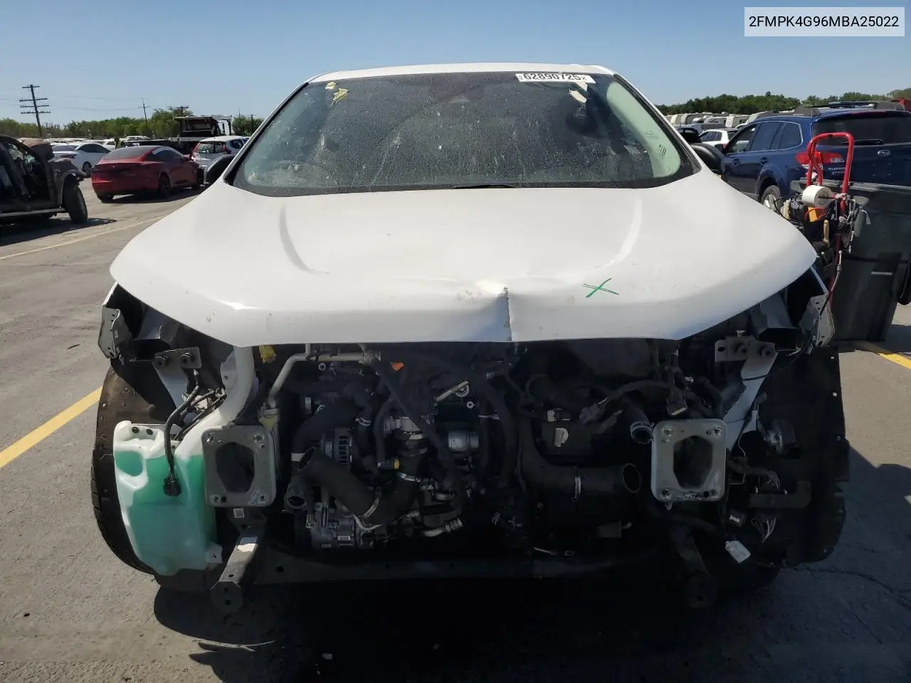 2021 Ford Edge Se VIN: 2FMPK4G96MBA25022 Lot: 62890725