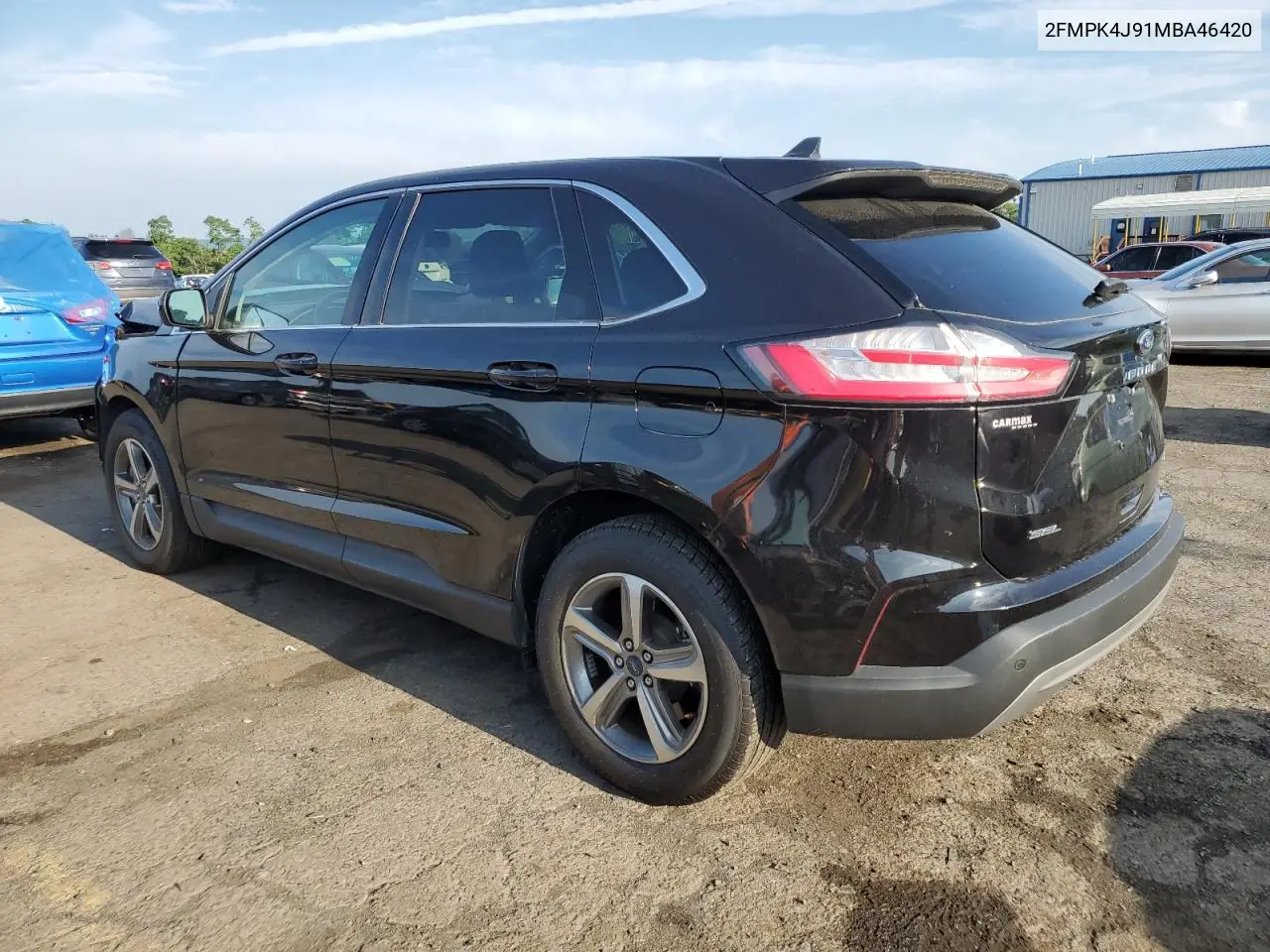 2021 Ford Edge Sel VIN: 2FMPK4J91MBA46420 Lot: 62997965