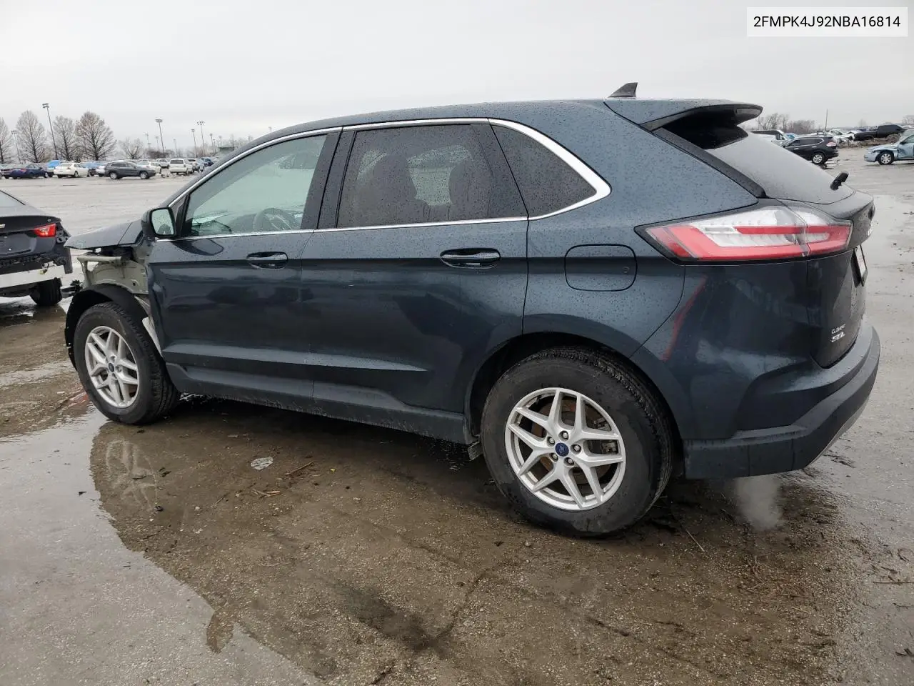 2022 Ford Edge Sel VIN: 2FMPK4J92NBA16814 Lot: 43260155
