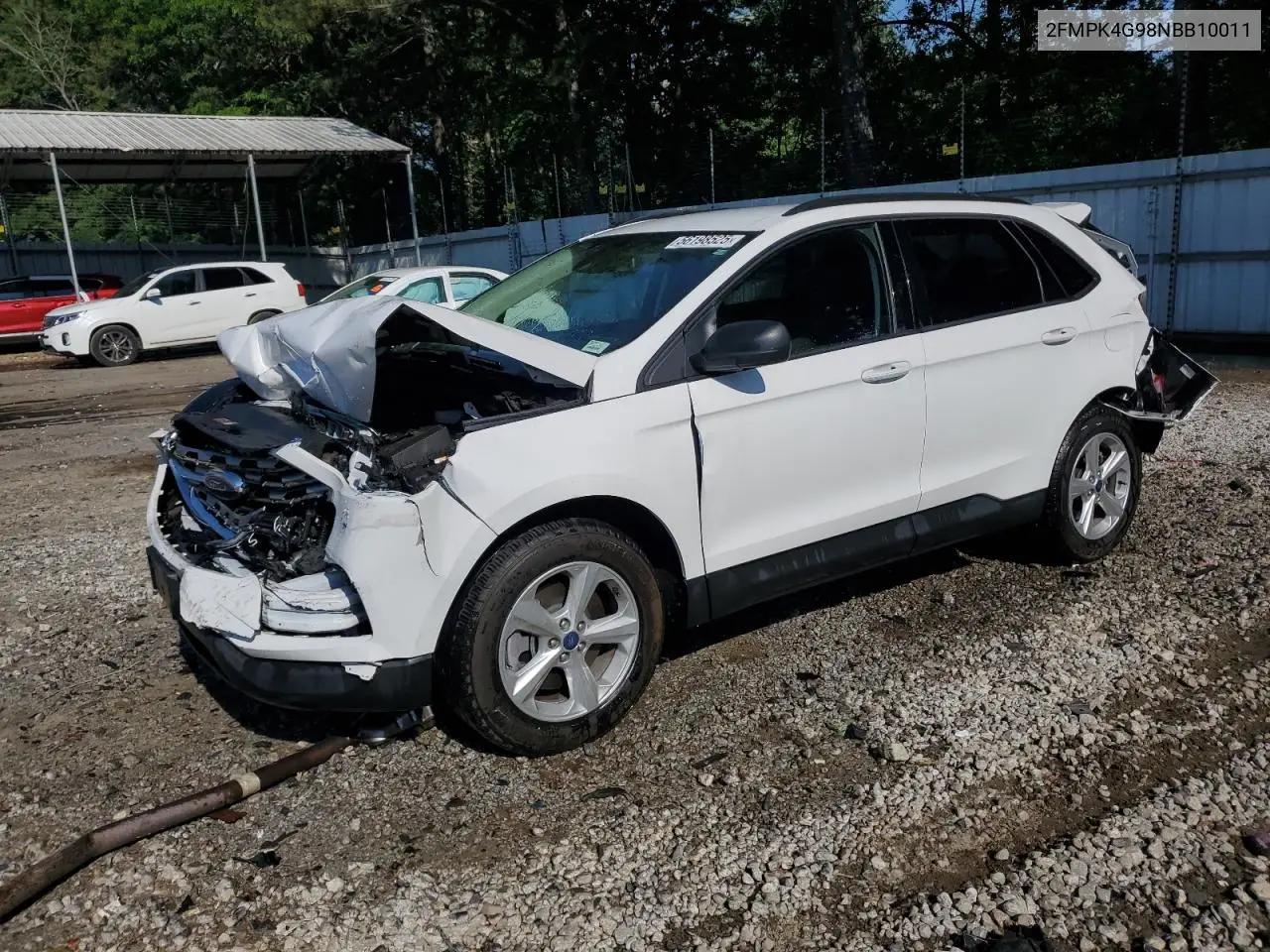 2022 Ford Edge Se VIN: 2FMPK4G98NBB10011 Lot: 56198525