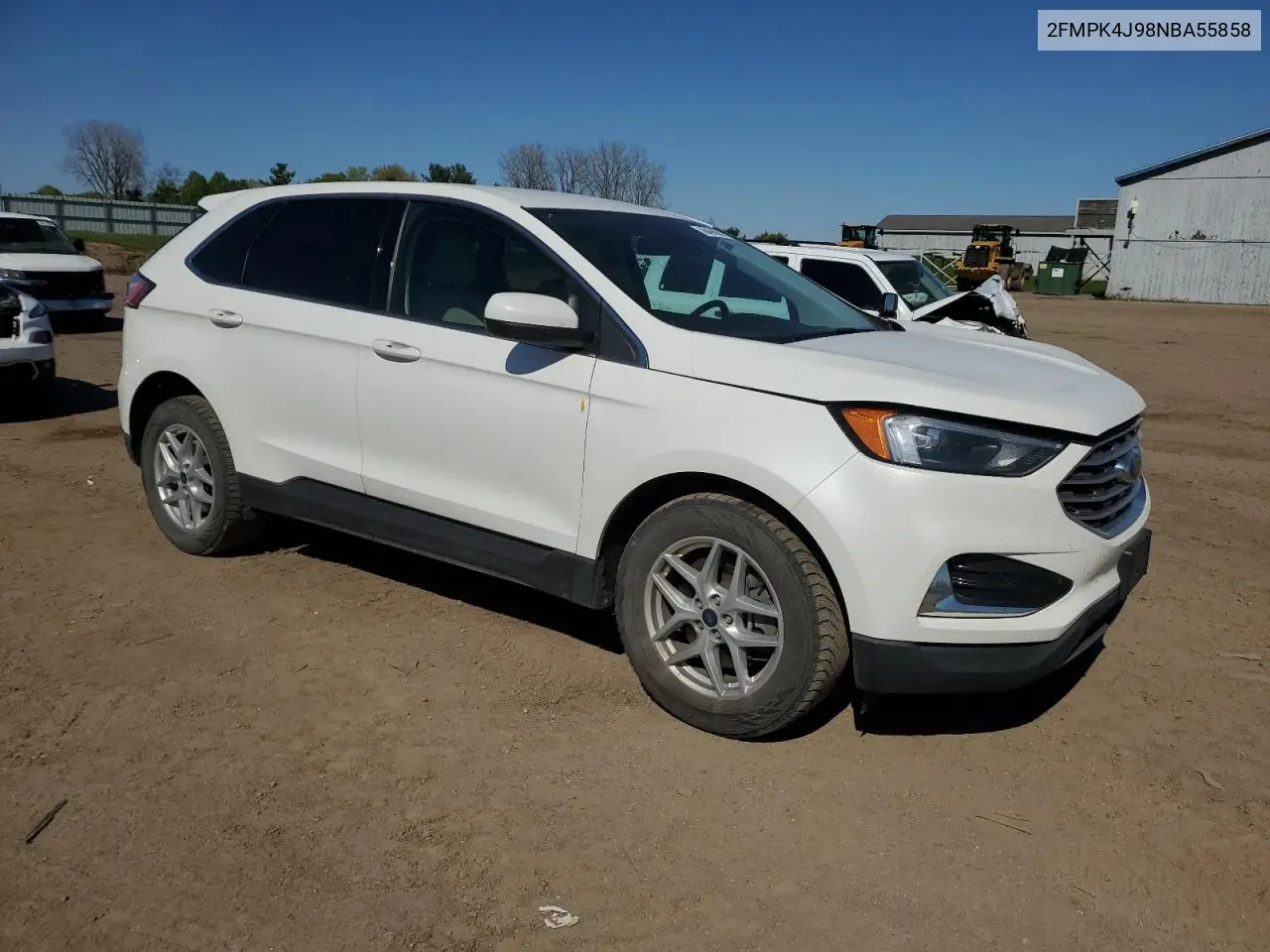 2022 Ford Edge Sel VIN: 2FMPK4J98NBA55858 Lot: 56466055