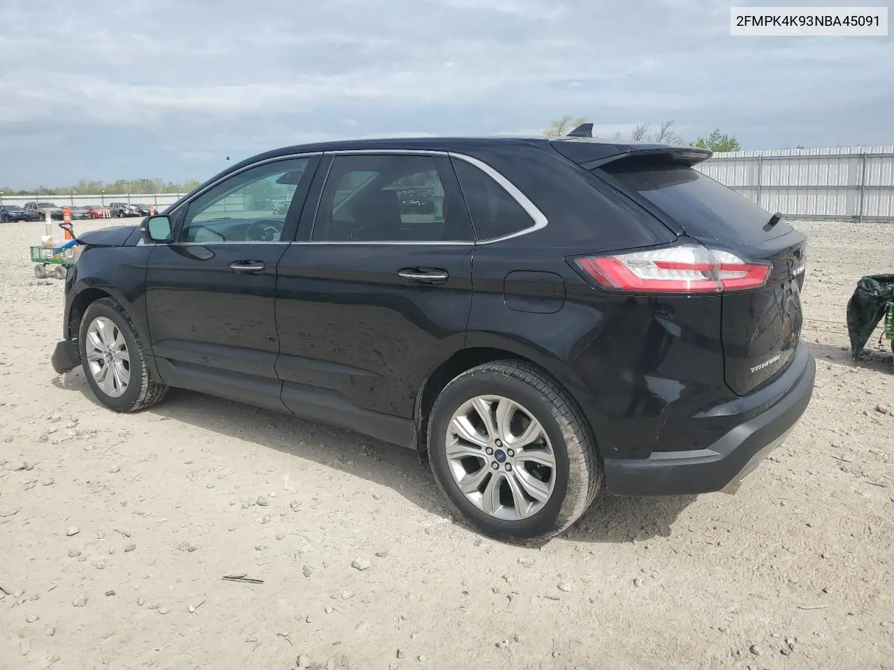 2022 Ford Edge Titanium VIN: 2FMPK4K93NBA45091 Lot: 56488505