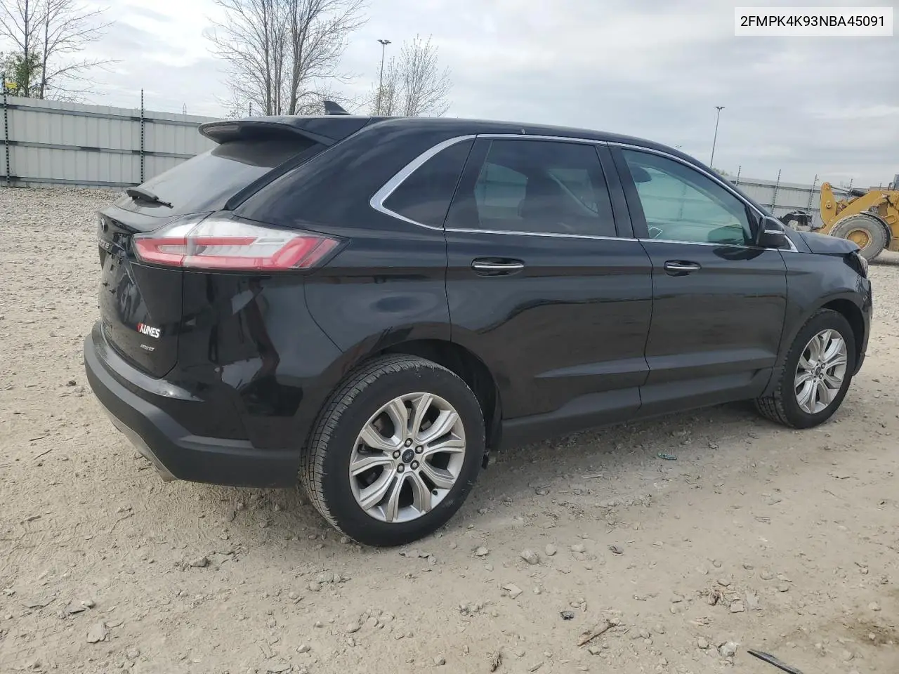 2022 Ford Edge Titanium VIN: 2FMPK4K93NBA45091 Lot: 56488505