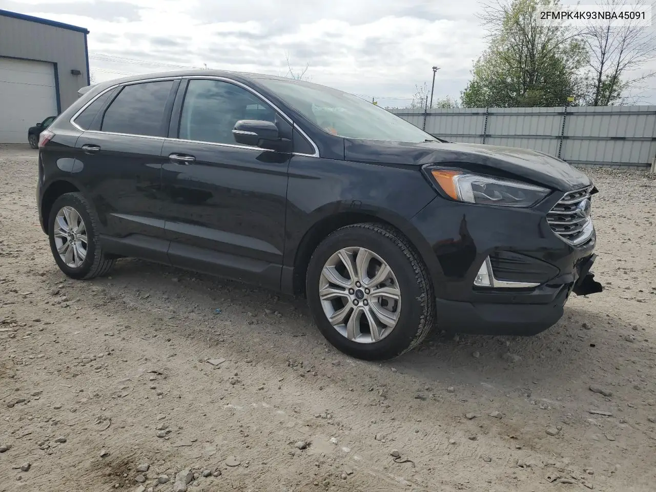2022 Ford Edge Titanium VIN: 2FMPK4K93NBA45091 Lot: 56488505