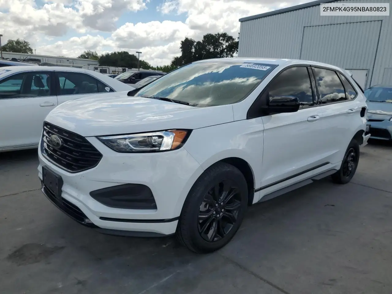 2022 Ford Edge Se VIN: 2FMPK4G95NBA80823 Lot: 56692055