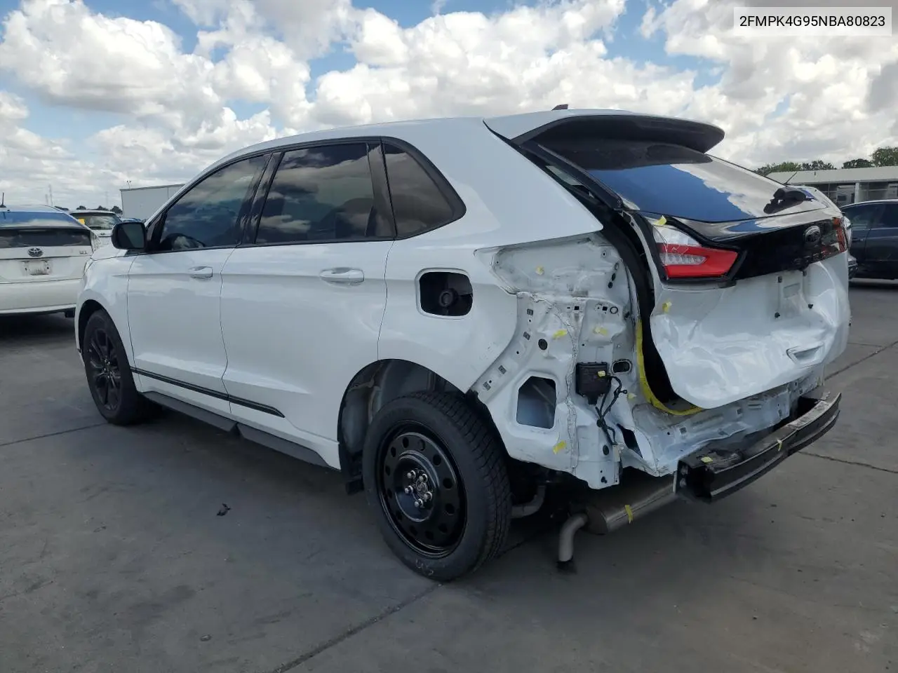 2022 Ford Edge Se VIN: 2FMPK4G95NBA80823 Lot: 56692055