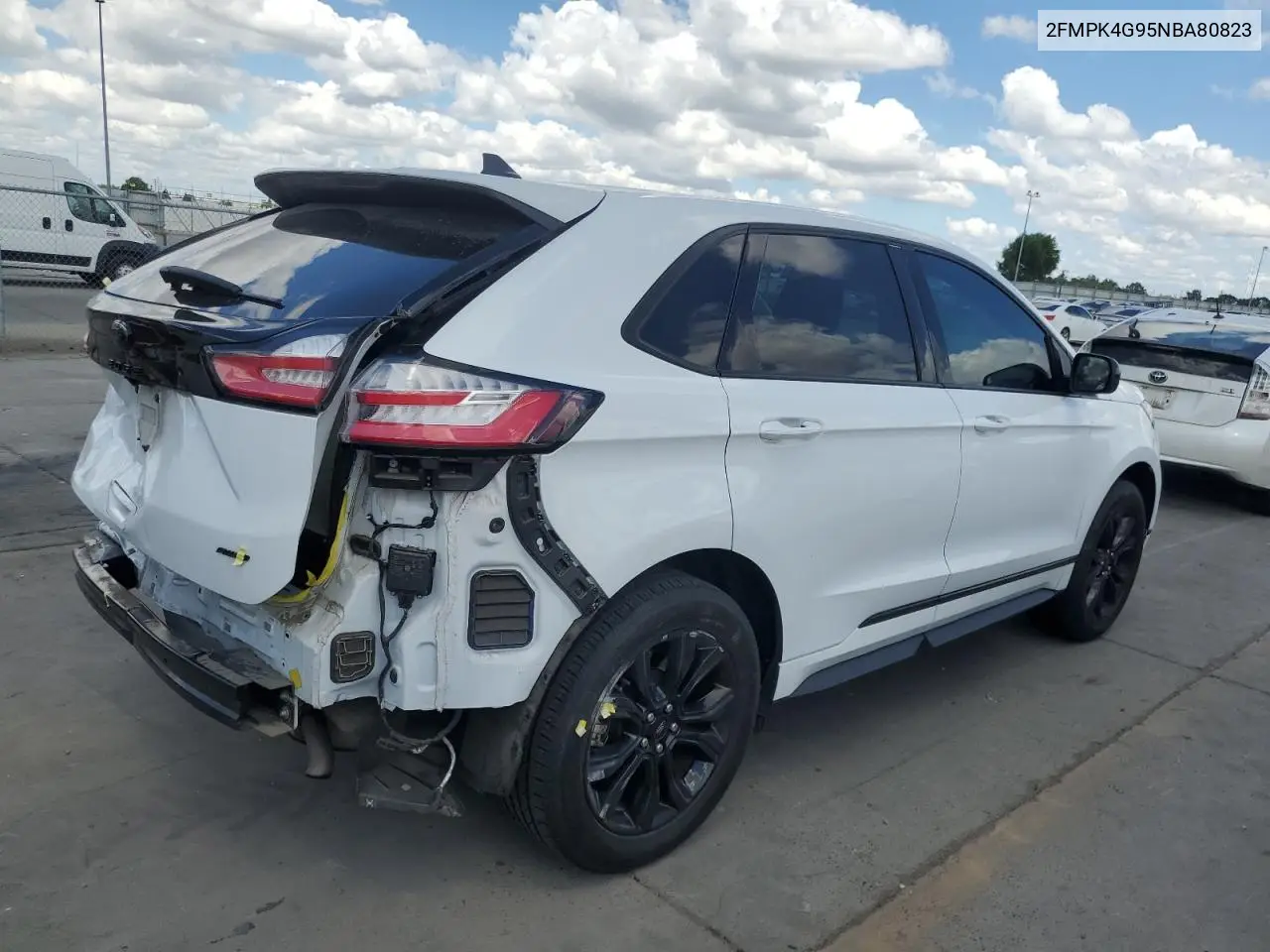 2022 Ford Edge Se VIN: 2FMPK4G95NBA80823 Lot: 56692055