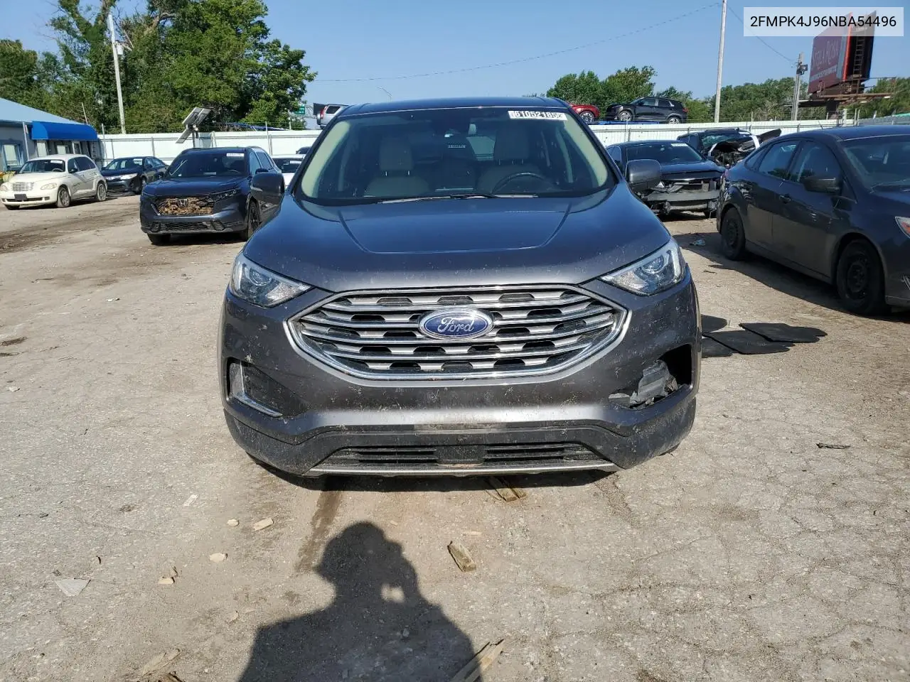 2022 Ford Edge Sel VIN: 2FMPK4J96NBA54496 Lot: 61052185