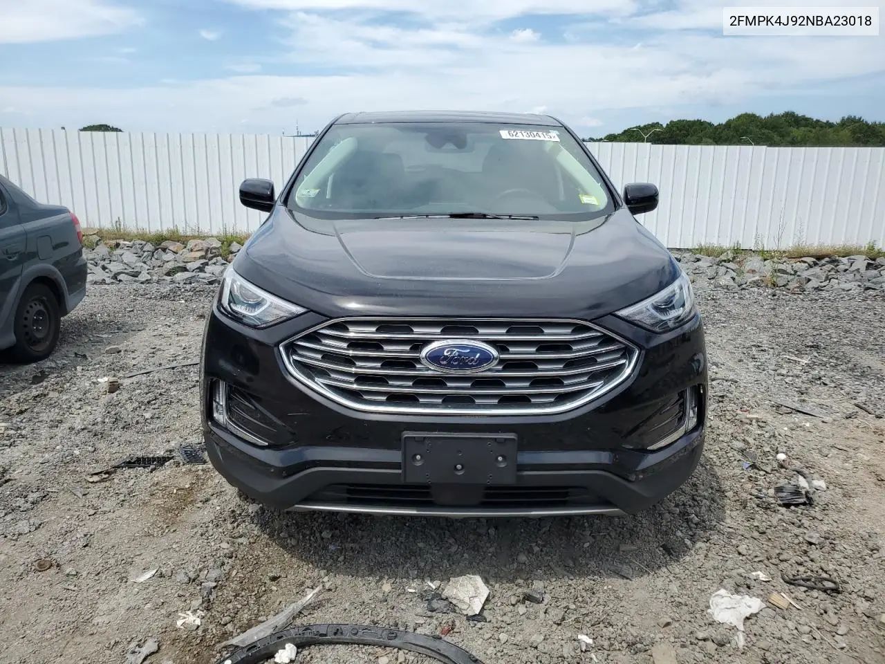 2022 Ford Edge Sel VIN: 2FMPK4J92NBA23018 Lot: 62130415