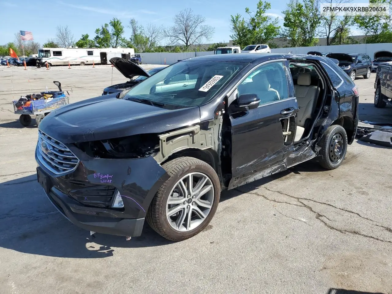 2024 Ford Edge Titanium VIN: 2FMPK4K9XRBB20634 Lot: 53652645