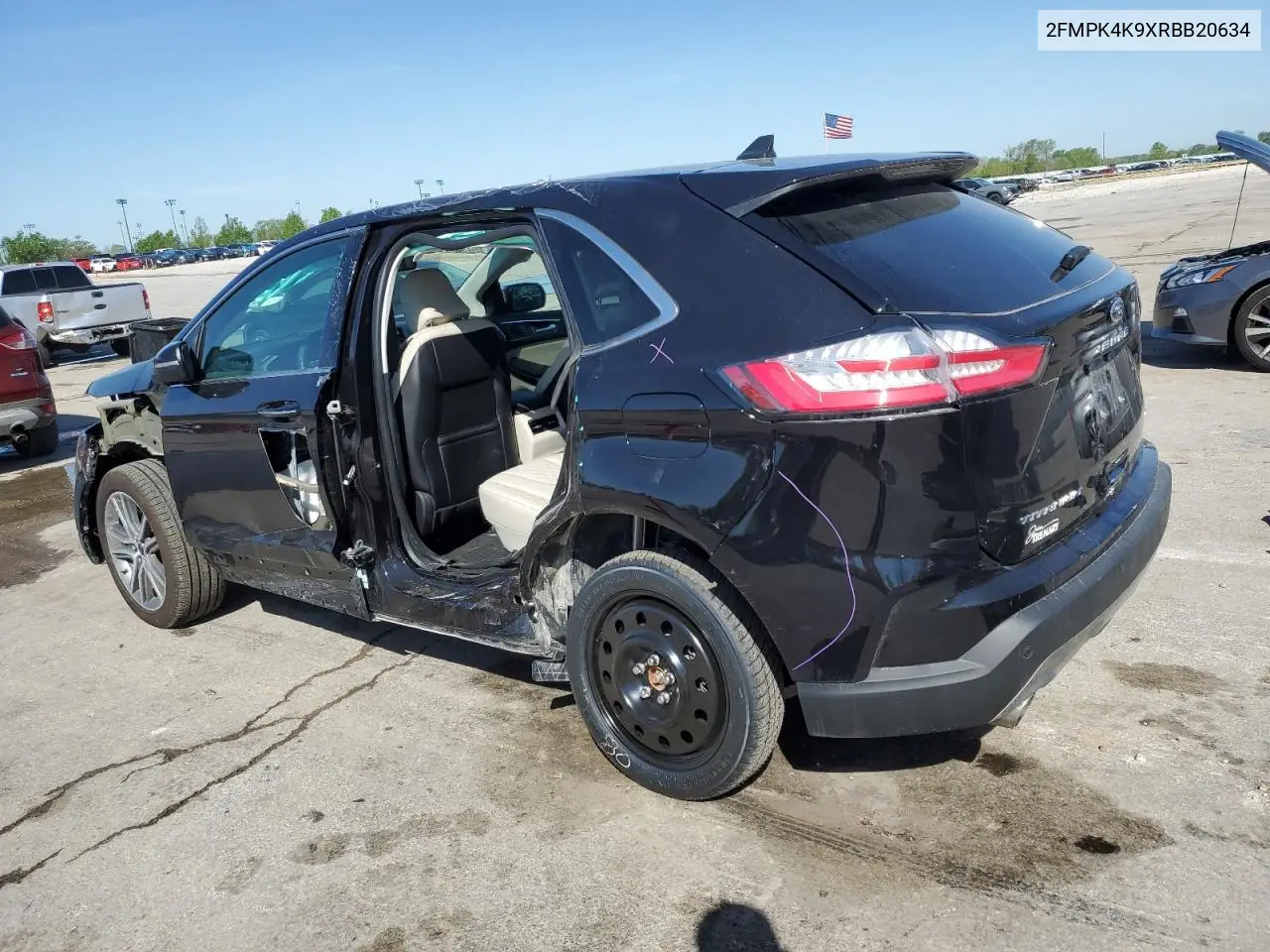 2024 Ford Edge Titanium VIN: 2FMPK4K9XRBB20634 Lot: 53652645