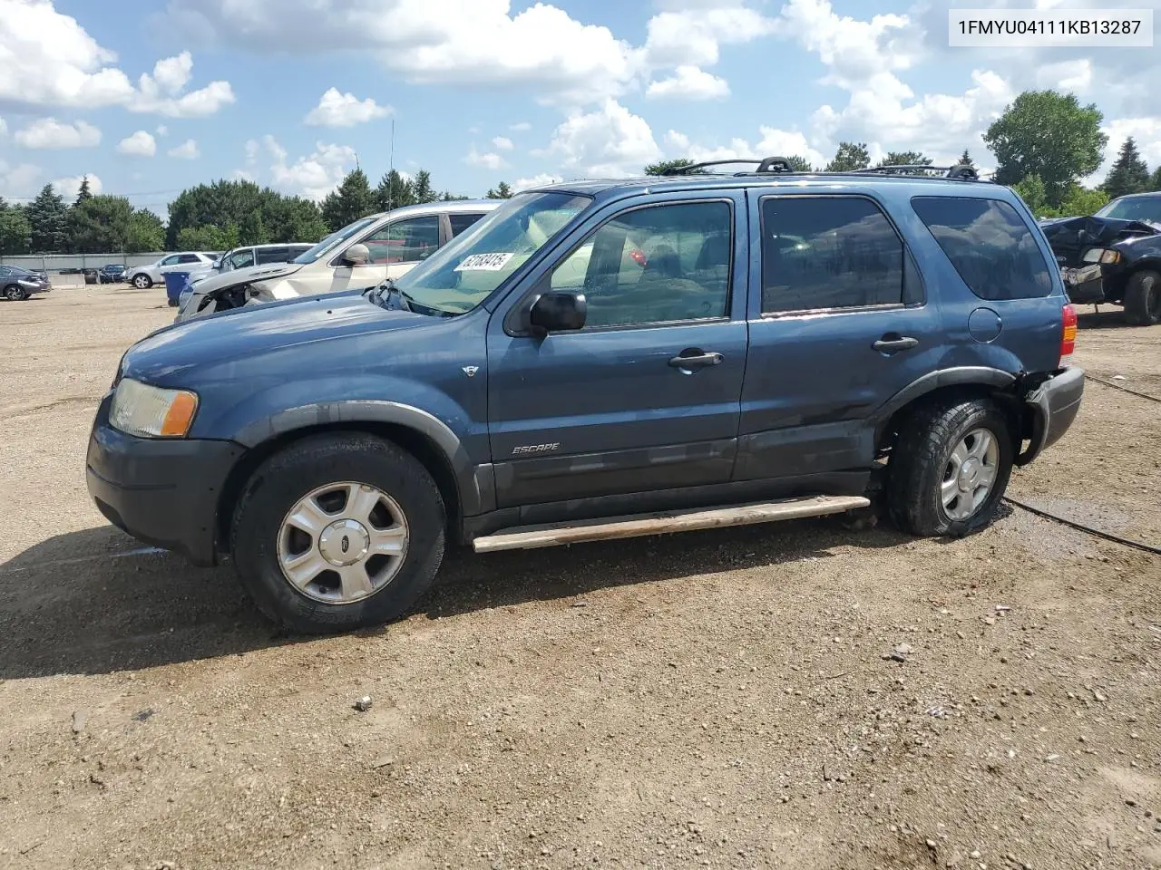2001 Ford Escape Xlt VIN: 1FMYU04111KB13287 Lot: 62183415