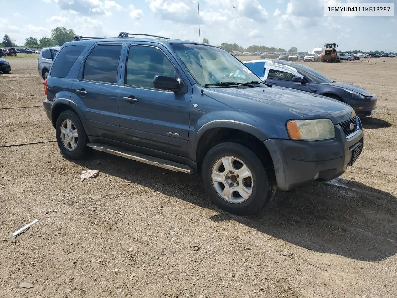 2001 Ford Escape Xlt VIN: 1FMYU04111KB13287 Lot: 62183415