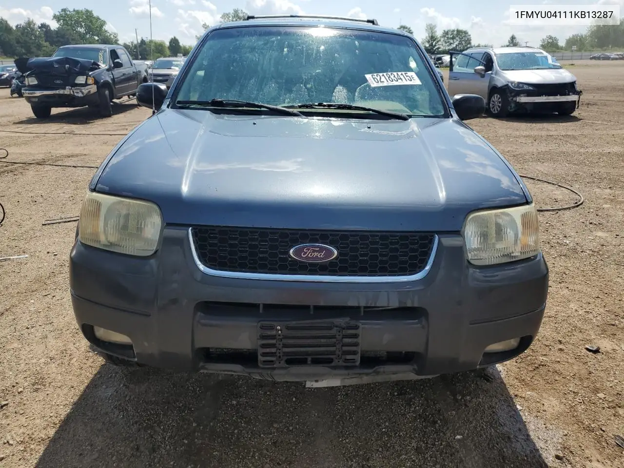 2001 Ford Escape Xlt VIN: 1FMYU04111KB13287 Lot: 62183415