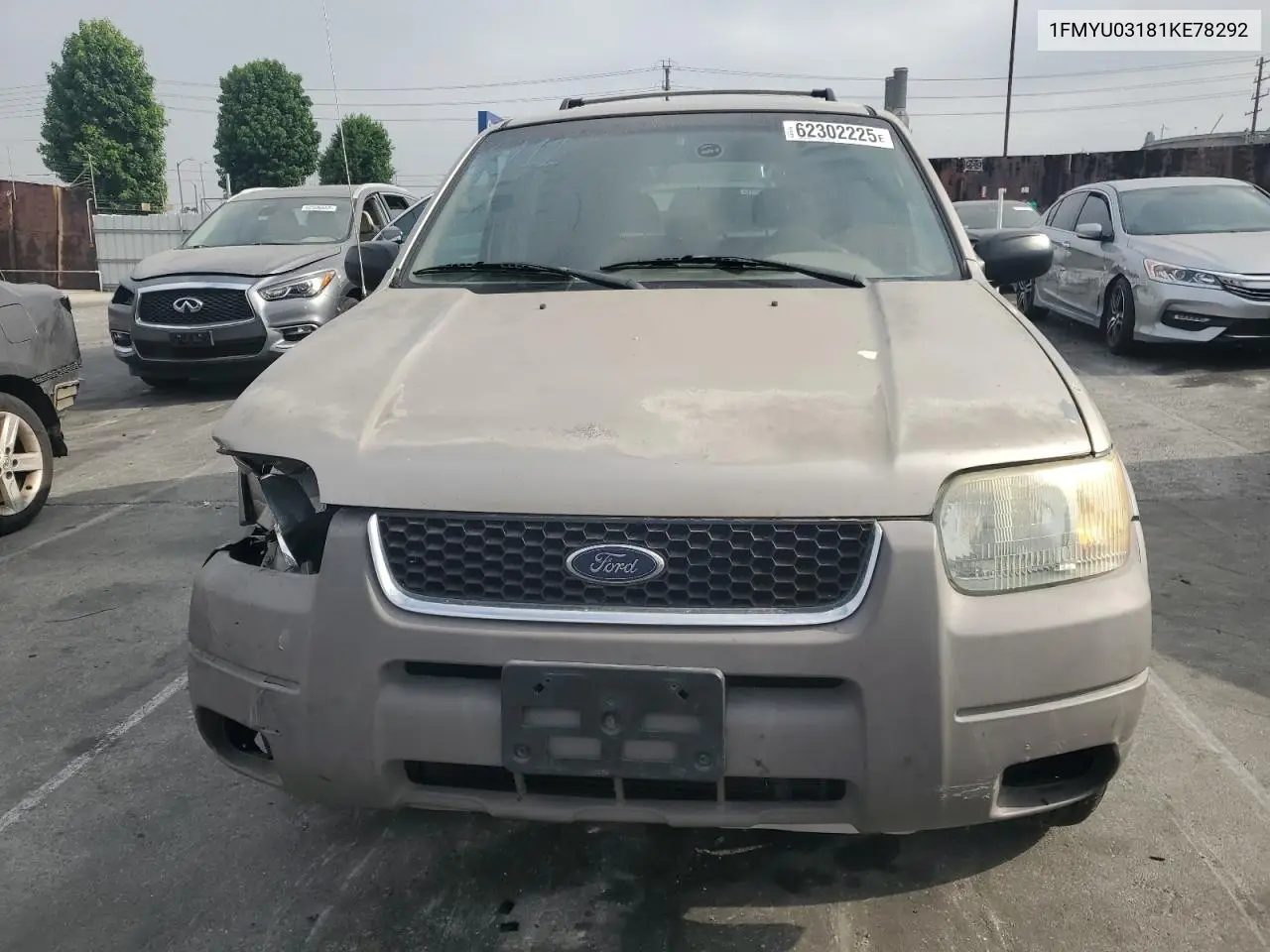 2001 Ford Escape Xlt VIN: 1FMYU03181KE78292 Lot: 62302225