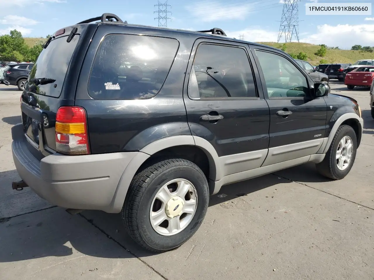 2001 Ford Escape Xlt VIN: 1FMCU04191KB60660 Lot: 62751215