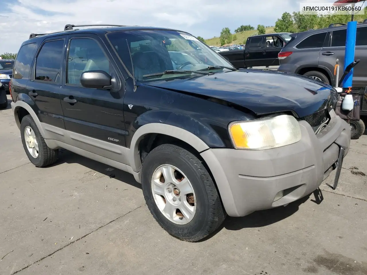 2001 Ford Escape Xlt VIN: 1FMCU04191KB60660 Lot: 62751215
