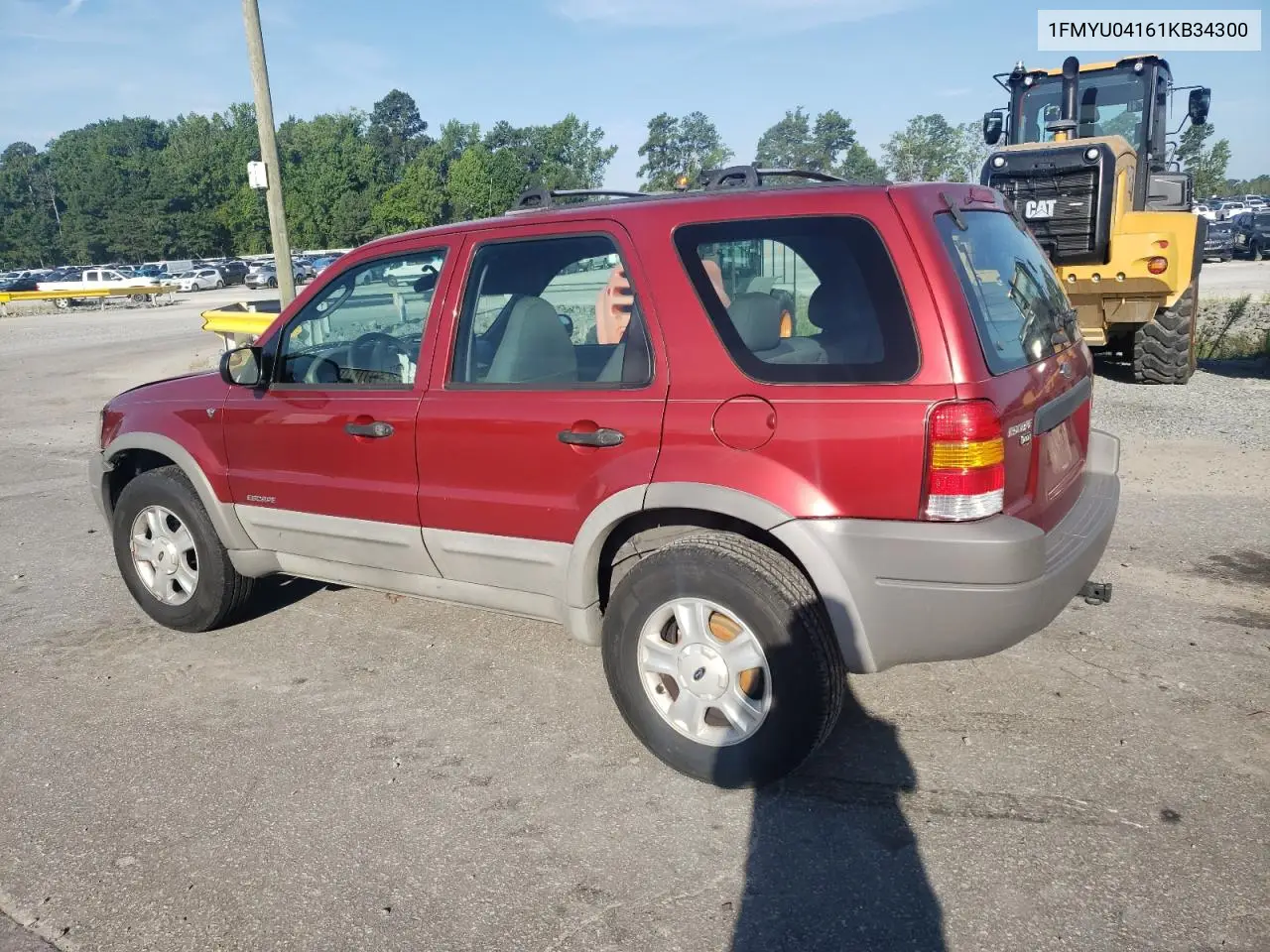 2001 Ford Escape Xlt VIN: 1FMYU04161KB34300 Lot: 65383995
