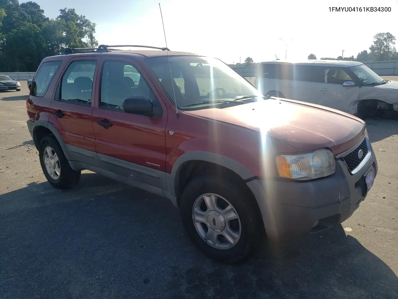 2001 Ford Escape Xlt VIN: 1FMYU04161KB34300 Lot: 65383995