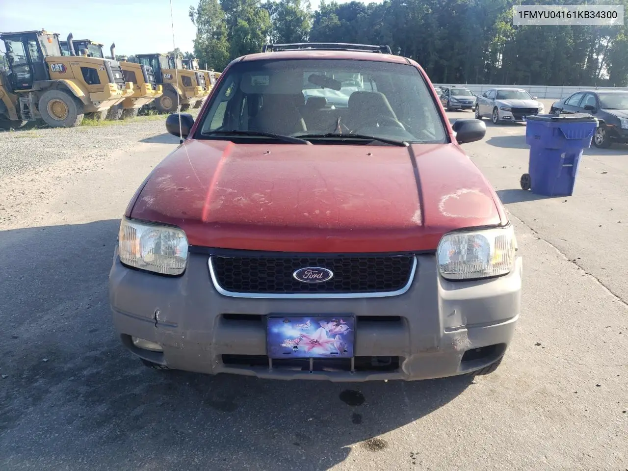 2001 Ford Escape Xlt VIN: 1FMYU04161KB34300 Lot: 65383995
