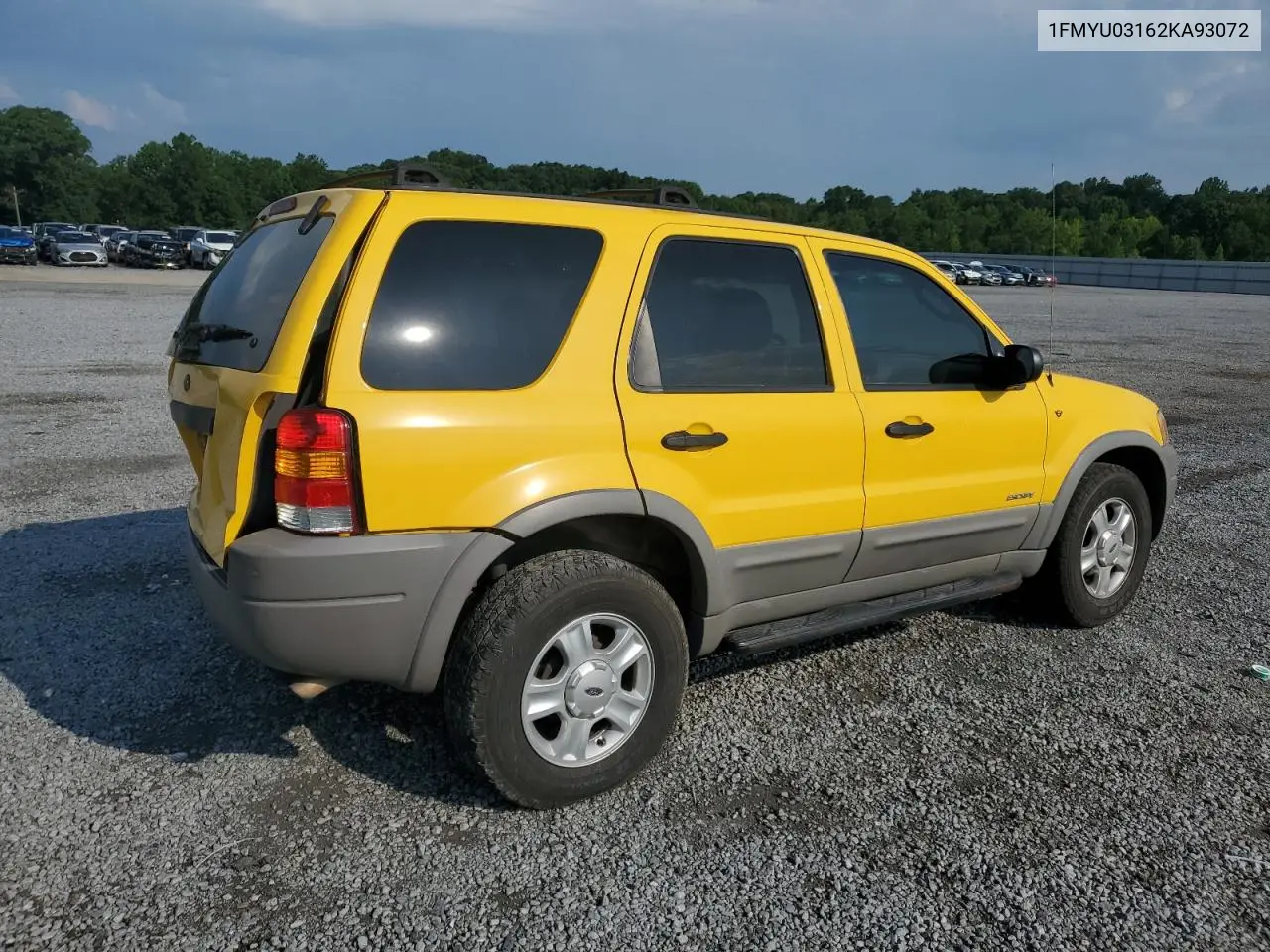 2002 Ford Escape Xlt VIN: 1FMYU03162KA93072 Lot: 61803365