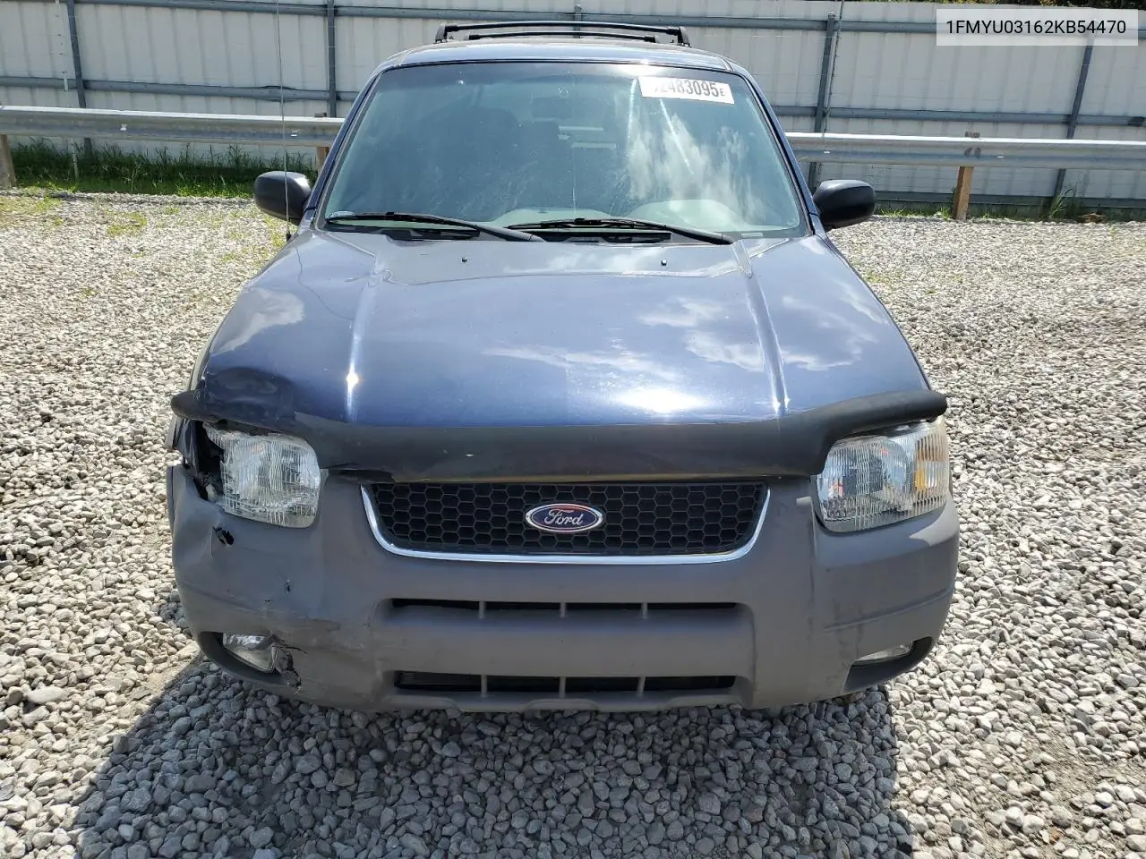 2002 Ford Escape Xlt VIN: 1FMYU03162KB54470 Lot: 62483095
