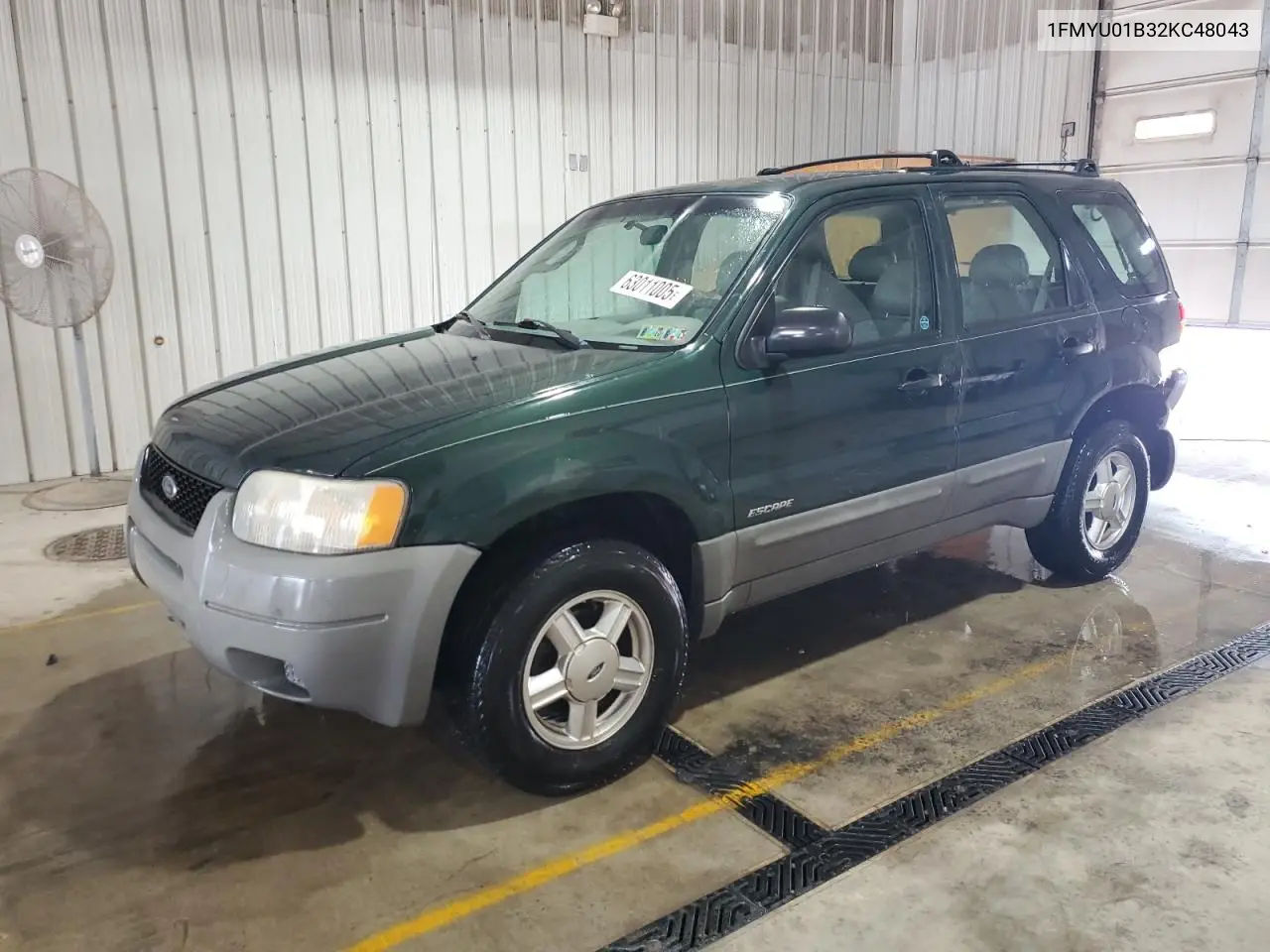 2002 Ford Escape Xls VIN: 1FMYU01B32KC48043 Lot: 63011005