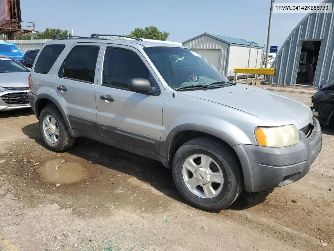 2002 Ford Escape Xlt VIN: 1FMYU04142KB86770 Lot: 65174325