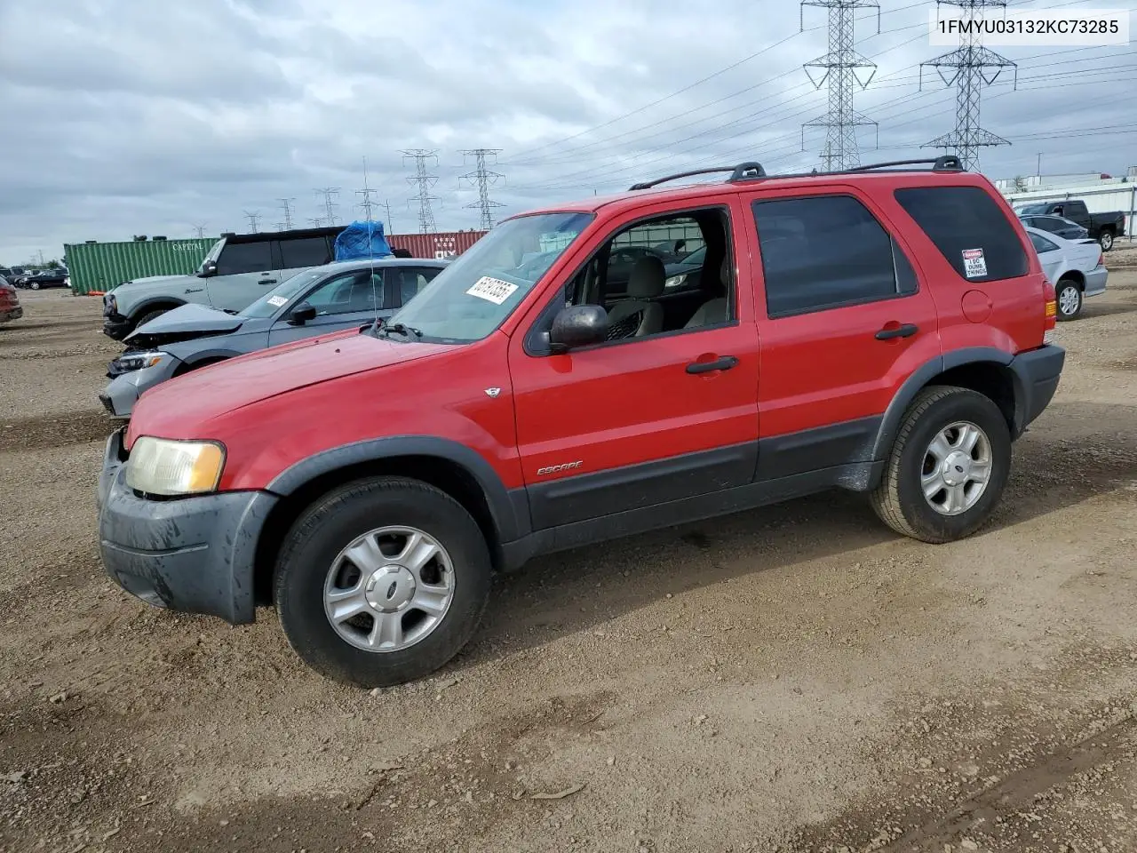 2002 Ford Escape Xlt VIN: 1FMYU03132KC73285 Lot: 65197355
